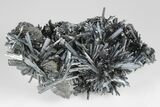 Metallic Stibnite Crystal Spray - Xikuangshan Mine, China #175921-2